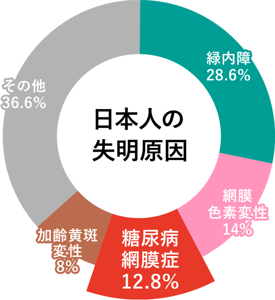 日本人の失明原因